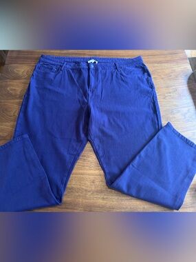 Coldwater Creek Purple Stretch Jeans in Great Condition Plus Size 24 W Straight